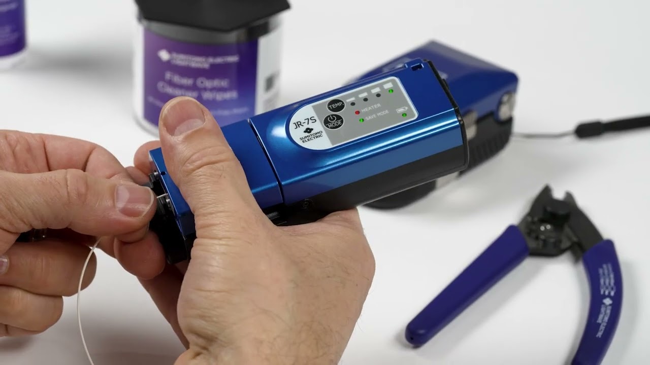 Basic Operation of Sumitomo Electric’s JR-7S Single Fiber Thermal Jacket Remover