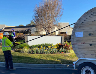 Sumitomo Electric’s Air-Blown Optical Wiring Solution (Microduct Installation) for Data Centers