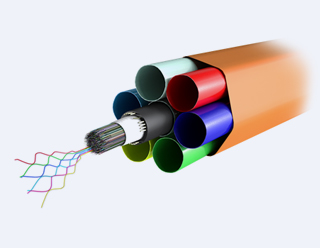Ultra-High-Density Microduct Optic Cable using Jetting Installation Technology