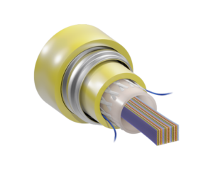 Standard Ribbon Interlocking Armored Indoor Plenum Central Tube Cables